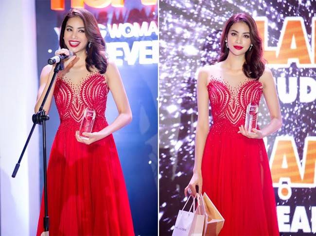 Pham Huong dat giai Her World Young Woman Achiever 2016-Hinh-3